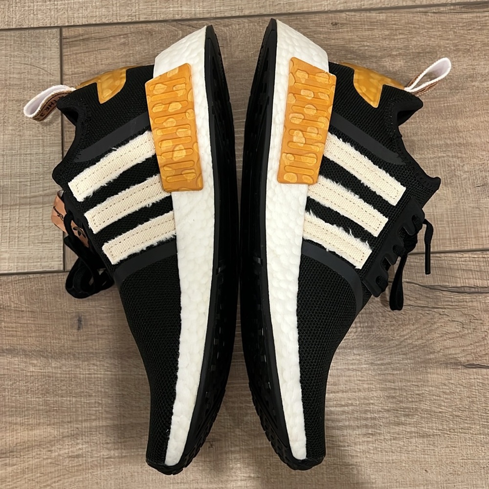 adidas X Bambi Black and Gold Athletic Shoes - Picture 8 of 16
